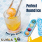 Silicone 4-Ball Ice Ball Maker Mold Ice Cube Mold