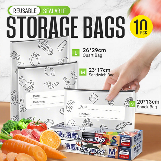 ⏳Limited time 50% discount💥🍃Reusable Aluminum Foil Sealable Storage Bags