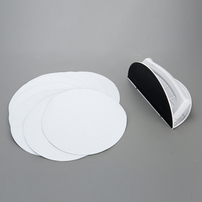 🔥Multifunctional Semi-Circular Angle Sanding Sandpaper Tool